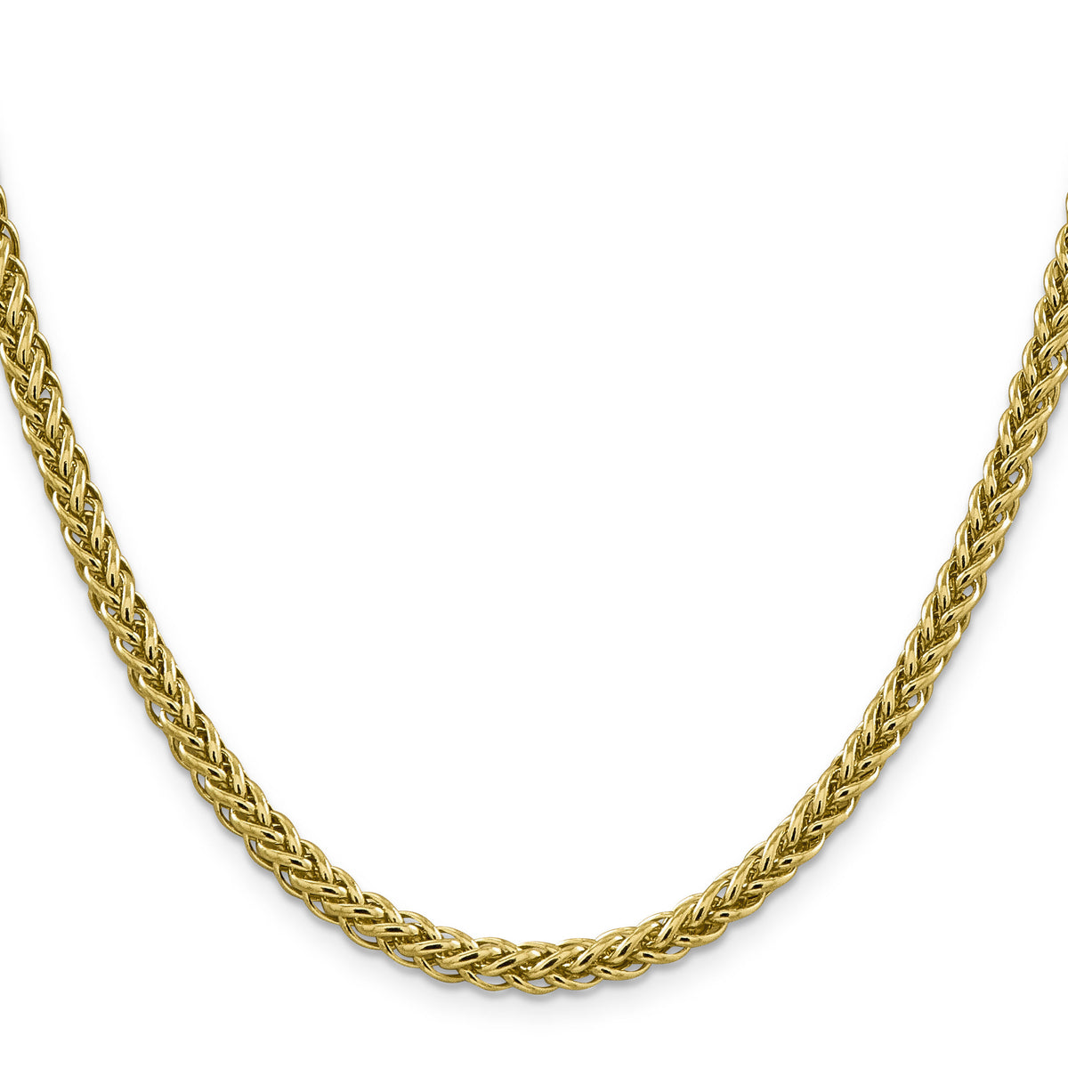 14k 4.65mm Semi-solid 3-Wire Wheat Chain-BC178-22
