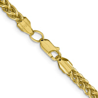 14k 4.65mm Semi-solid 3-Wire Wheat Chain-BC178-26