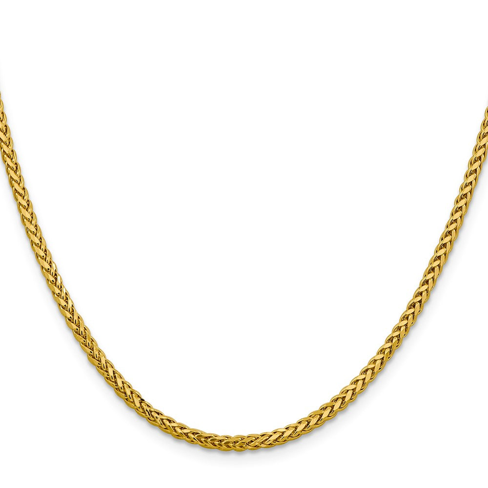 14K 20 inch 2.5mm Semi-Solid Diamond-cut Wheat with Lobster Clasp Chain-BC183-20