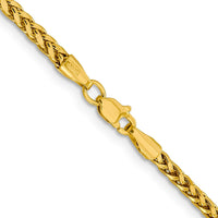 14K 20 inch 2.5mm Semi-Solid Diamond-cut Wheat with Lobster Clasp Chain-BC183-20