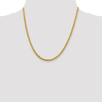 14K 20 inch 2.5mm Semi-Solid Diamond-cut Wheat with Lobster Clasp Chain-BC183-20