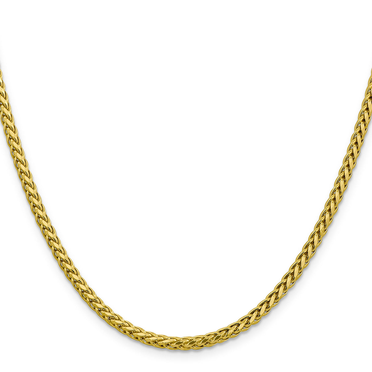 14k 3.1mm Semi-solid D/C Wheat Chain-BC184-22