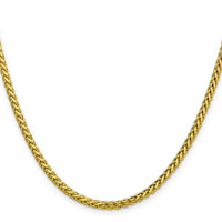 14k 3.1mm Semi-solid D/C Wheat Chain-BC184-20