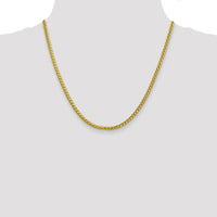 14k 3.1mm Semi-solid D/C Wheat Chain-BC184-20