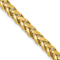 14k 3.7mm Semi-solid D/C Wheat Chain-BC185-18