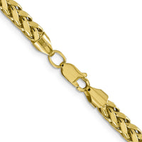 14k 5mm Semi-solid D/C Wheat Chain-BC186-26