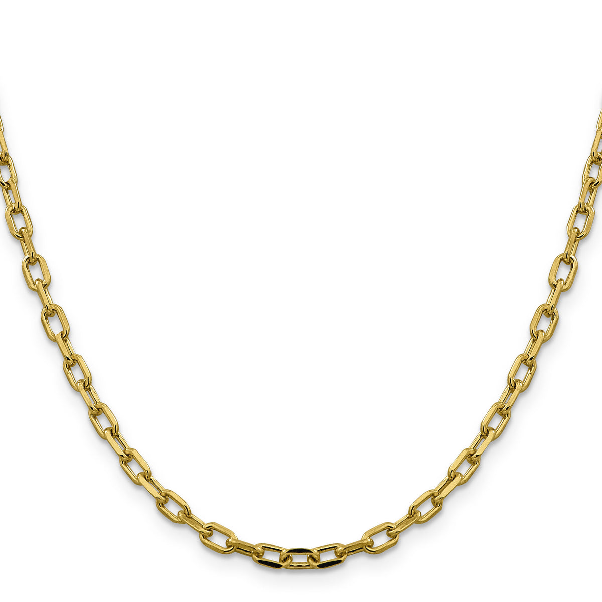 14k 3.7mm Semi-solid D/C Open Link Cable Chain-BC187-26