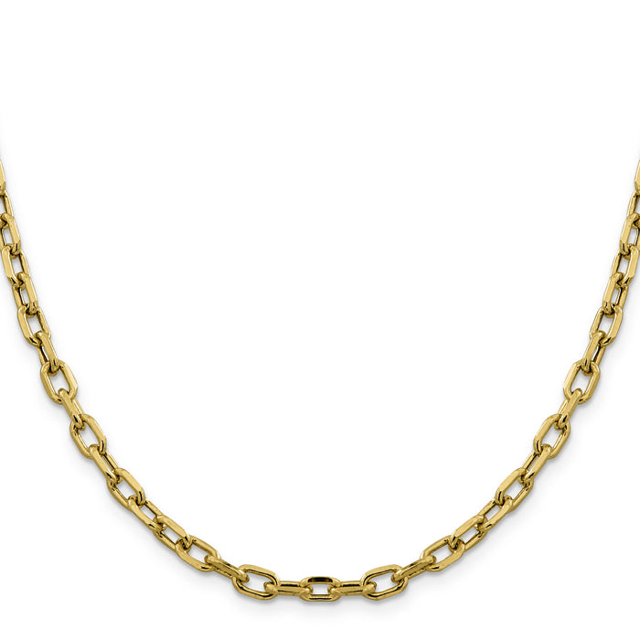 14k 4.9mm Semi-solid D/C Open Link Cable Chain-BC188-26