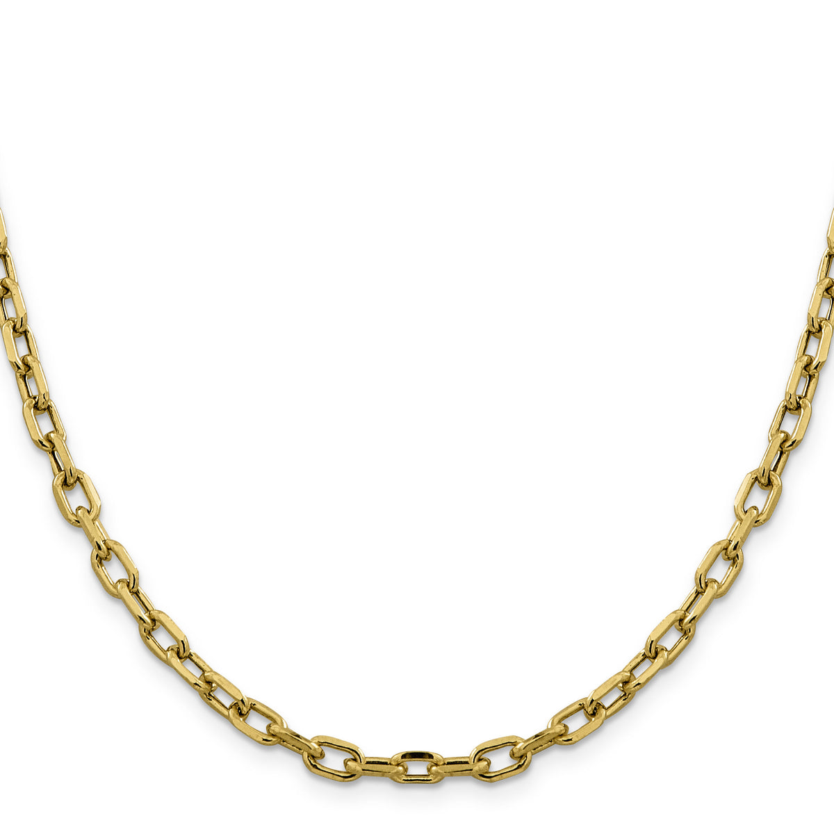 14k 4.9mm Semi-solid D/C Open Link Cable Chain-BC188-22