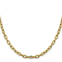 14k 4.9mm Semi-solid D/C Open Link Cable Chain-BC188-24