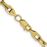 14k 4.9mm Semi-solid D/C Open Link Cable Chain-BC188-24