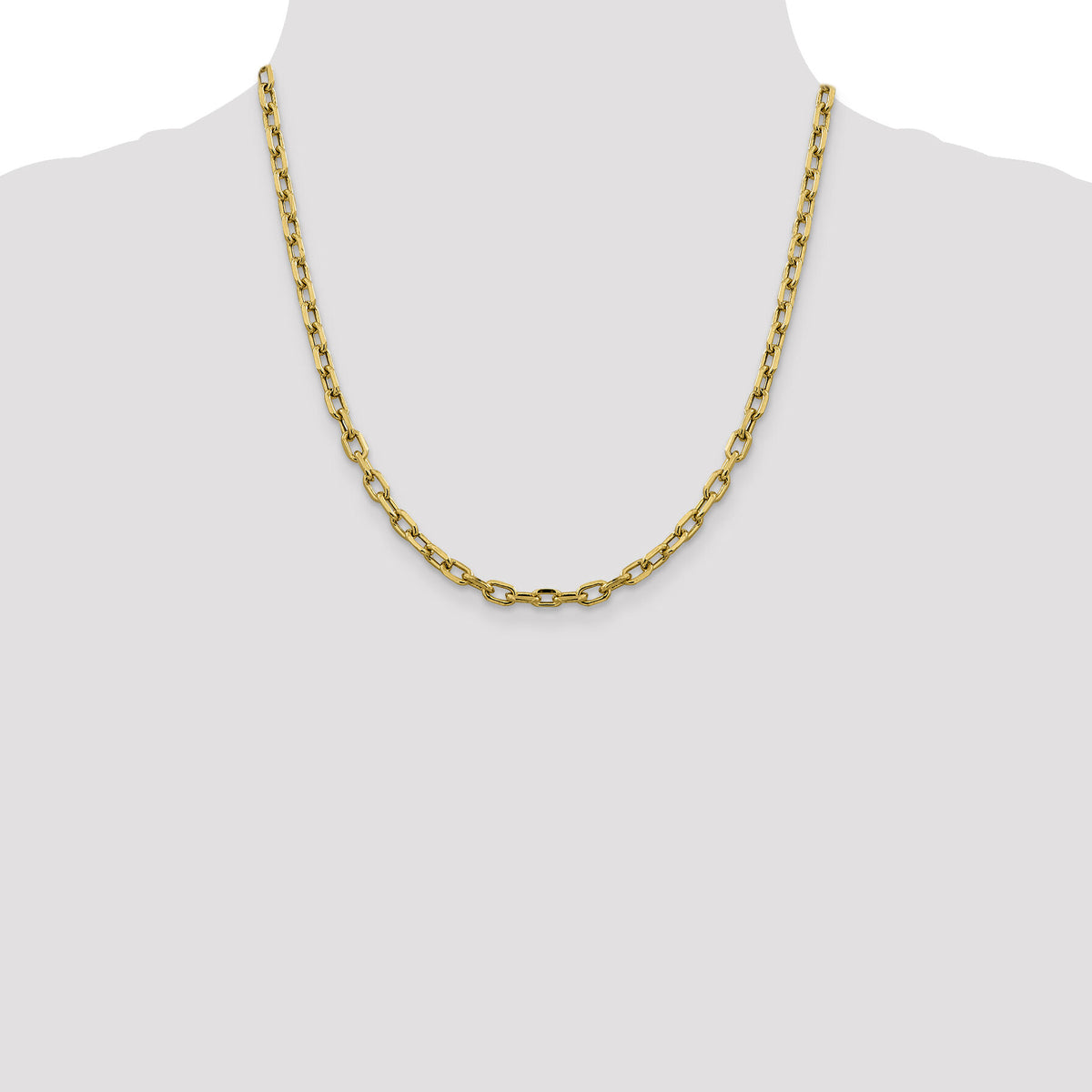 14k 4.9mm Semi-solid D/C Open Link Cable Chain-BC188-20
