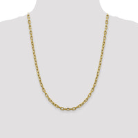 14k 4.9mm Semi-solid D/C Open Link Cable Chain-BC188-24