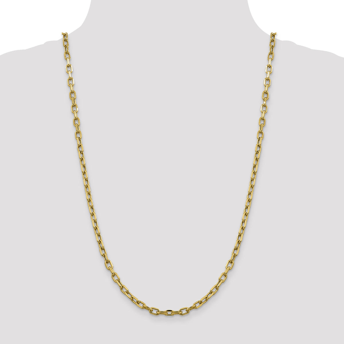 14k 4.9mm Semi-solid D/C Open Link Cable Chain-BC188-26