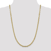 14k 4.9mm Semi-solid D/C Open Link Cable Chain-BC188-26