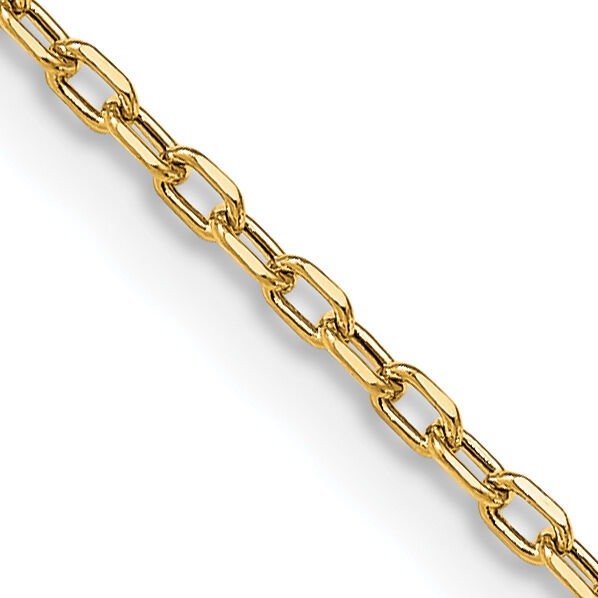 14k 3mm Semi-solid D/C Open Link Cable Chain-BC189-22