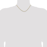 14k 1.85mm Semi-Solid Curb Chain-BC193-16