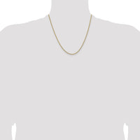14k 1.85mm Semi-Solid Curb Chain-BC193-20