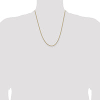 14k 1.85mm Semi-Solid Curb Chain-BC193-22