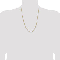14k 1.85mm Semi-Solid Curb Chain-BC193-24