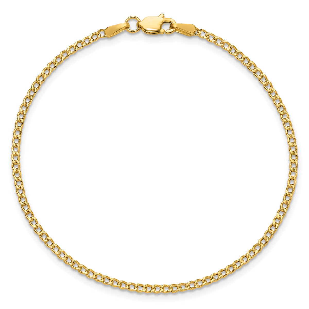 14k 1.85mm Semi-Solid Curb Chain-BC193-7