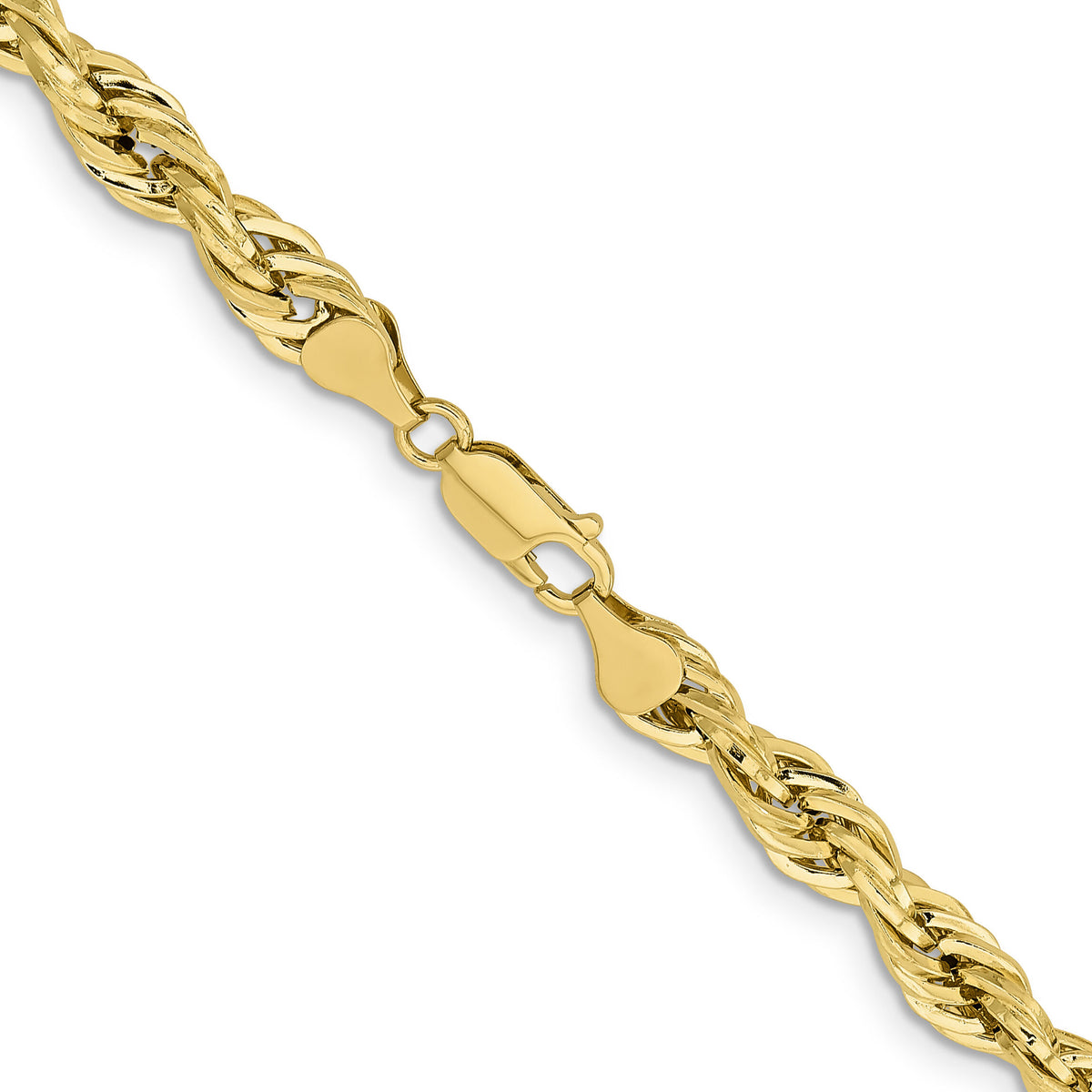 14ky 7.0mm Semi-Solid Rope Chain-BC194-22