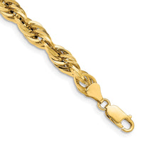 14ky 7.0mm Semi-Solid Rope Chain-BC194-8