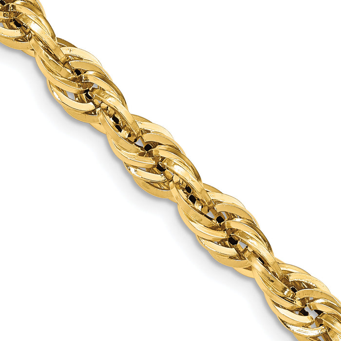 14ky 7.0mm Semi-Solid Rope Chain-BC194-22