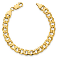14k 7.5mm Semi-Solid Curb Chain-BC195-7