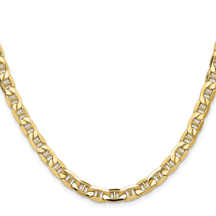14k 6.25mm Semi-Solid Anchor Chain-BC196-18