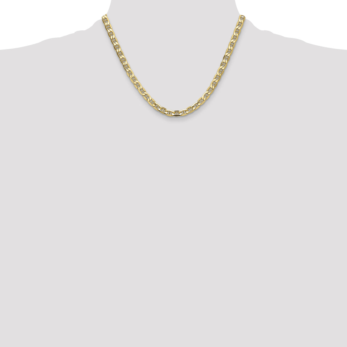 14k 6.25mm Semi-Solid Anchor Chain-BC196-18