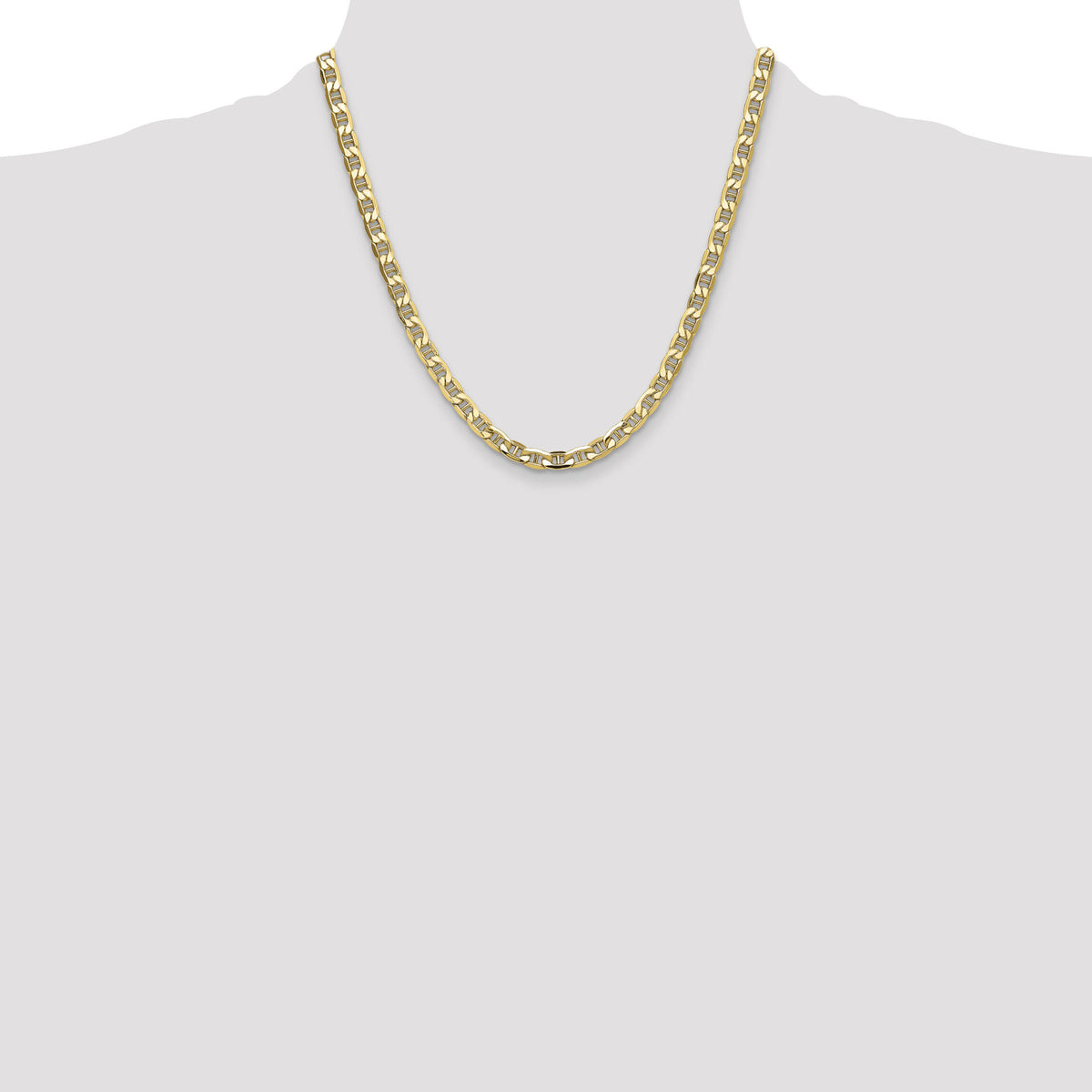 14k 6.25mm Semi-Solid Anchor Chain-BC196-20