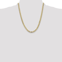 14k 6.25mm Semi-Solid Anchor Chain-BC196-22