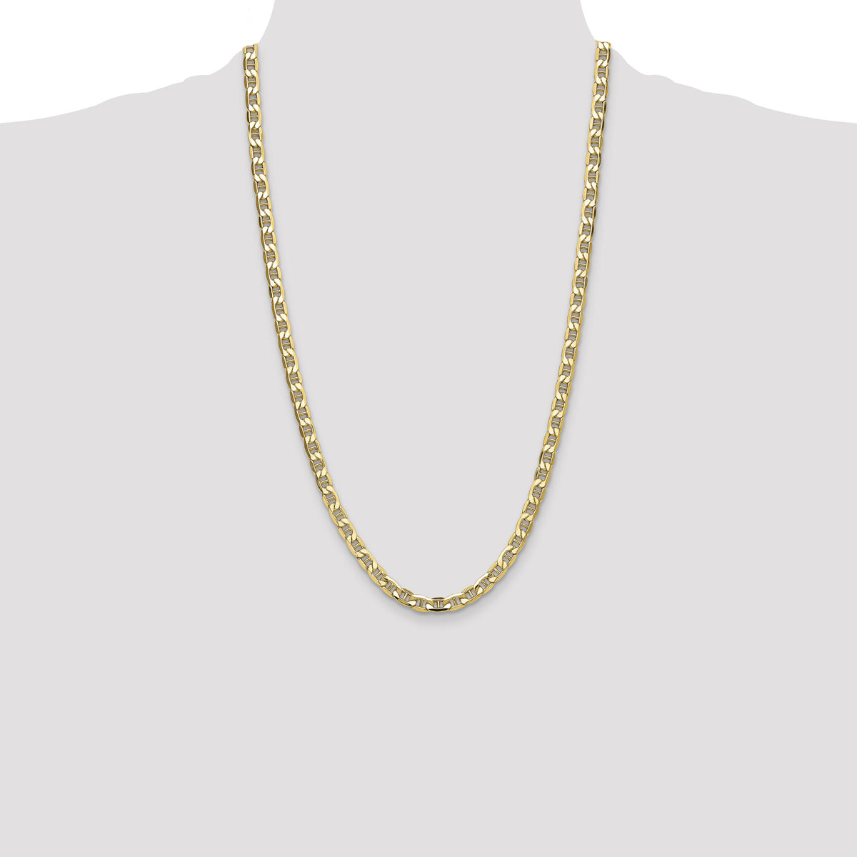 14k 6.25mm Semi-Solid Anchor Chain-BC196-26