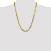 14k 7.0mm Semi-Solid Anchor Chain-BC197-24