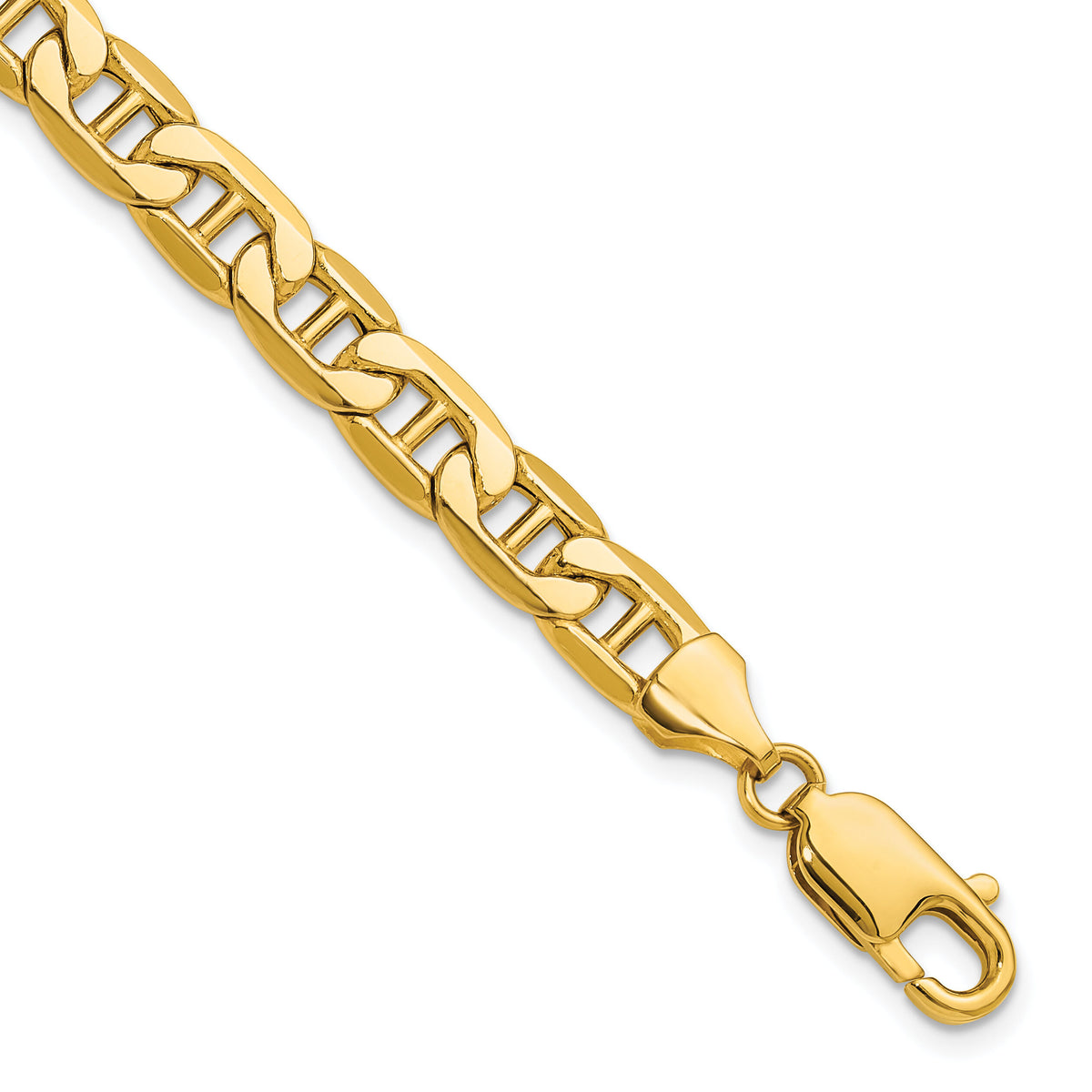 14k 7.0mm Semi-Solid Anchor Chain-BC197-9