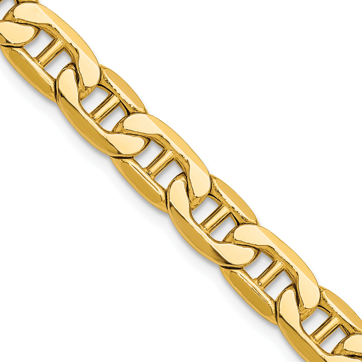 14k 7.0mm Semi-Solid Anchor Chain-BC197-24