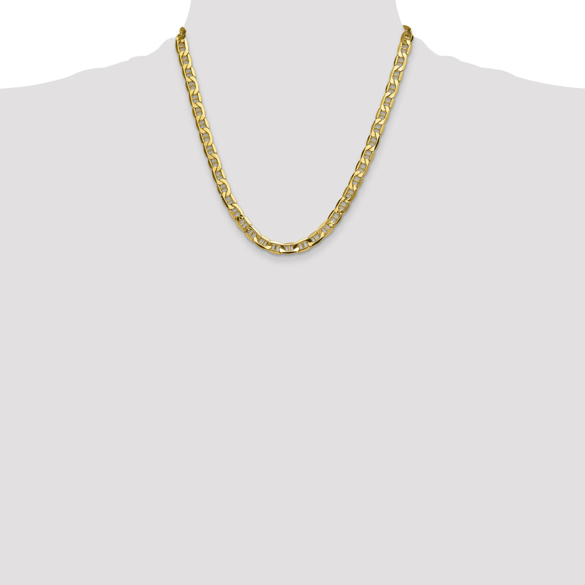 14k 8.25mm Semi-Solid Anchor Chain-BC198-20