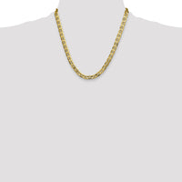 14k 8.25mm Semi-Solid Anchor Chain-BC198-20