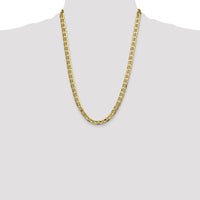 14k 8.25mm Semi-Solid Anchor Chain-BC198-24