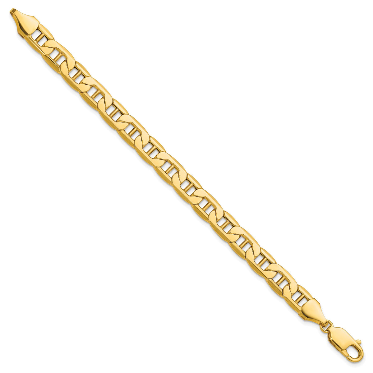 14k 8.25mm Semi-Solid Anchor Chain-BC198-8