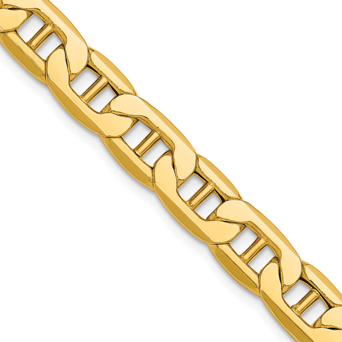 14k 8.25mm Semi-Solid Anchor Chain-BC198-24