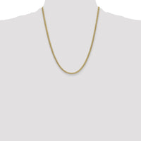 14k 3.5mm Semi-Solid Miami Cuban Chain-BC199-22