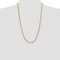 14k 3.5mm Semi-Solid Miami Cuban Chain-BC199-26