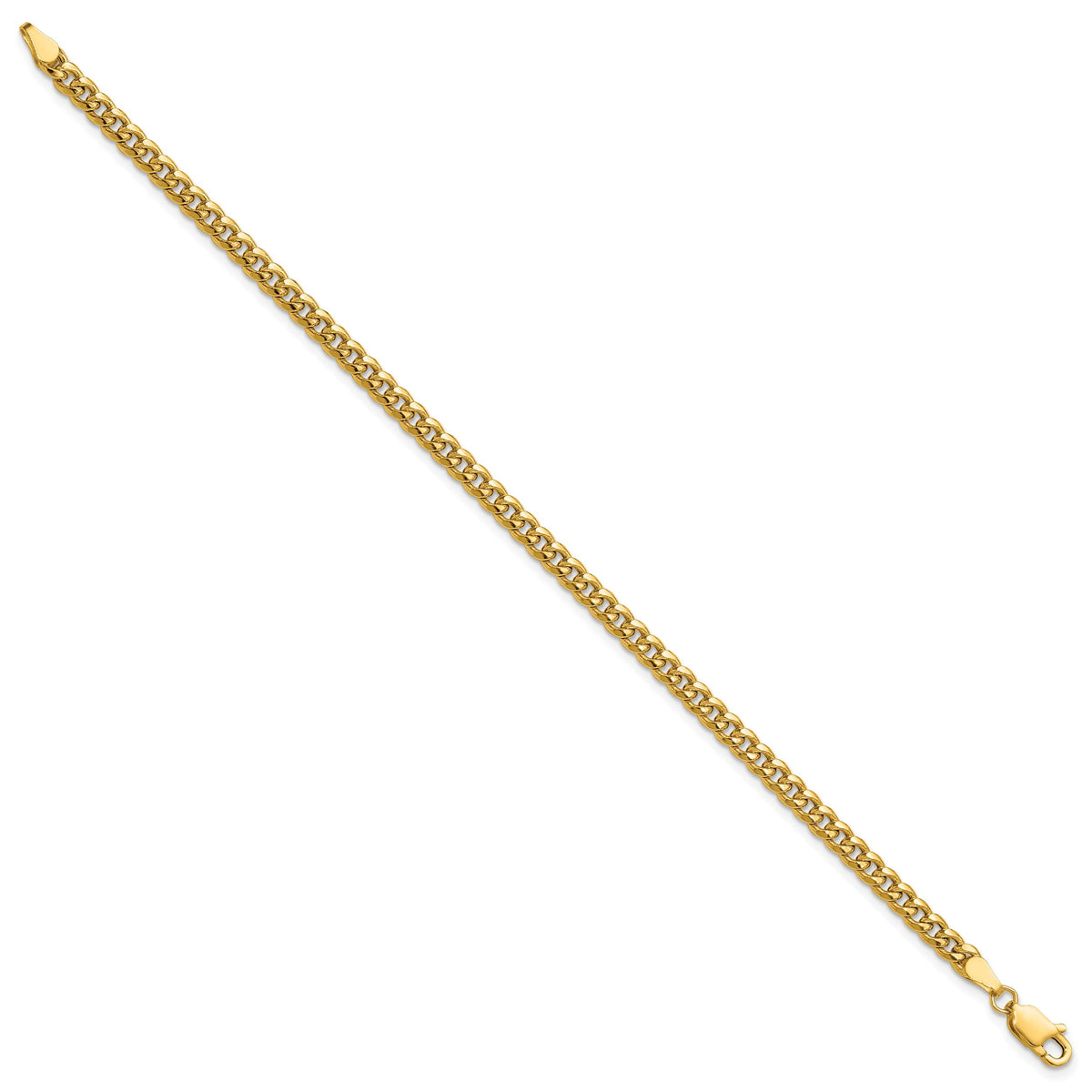 14k 3.5mm Semi-Solid Miami Cuban Chain-BC199-7