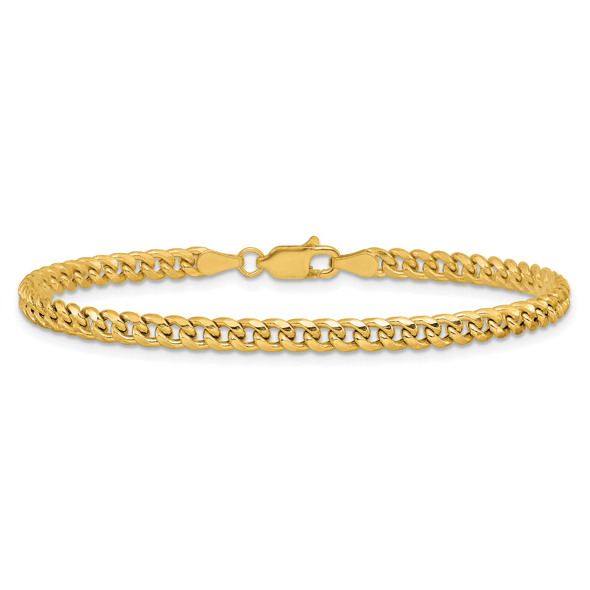 14k 3.5mm Semi-Solid Miami Cuban Chain-BC199-8