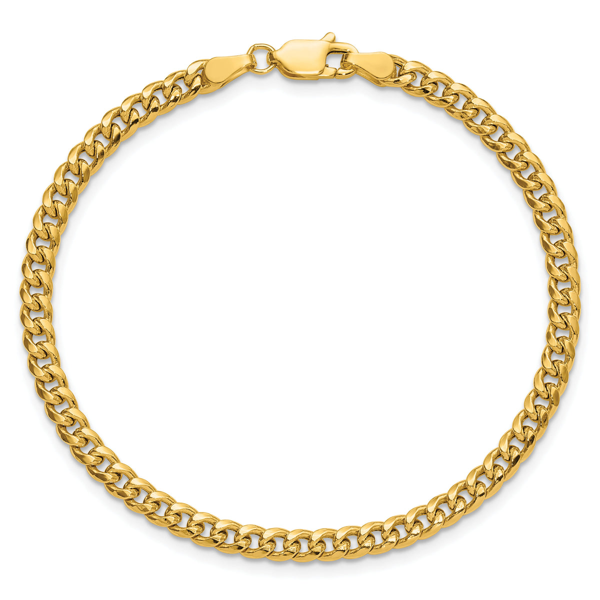 14k 3.5mm Semi-Solid Miami Cuban Chain-BC199-8