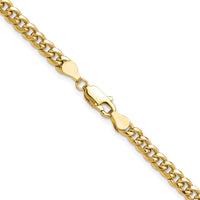 14k 4.5mm Semi-Solid Miami Cuban Chain-BC200-26