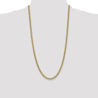 14k 4.5mm Semi-Solid Miami Cuban Chain-BC200-28