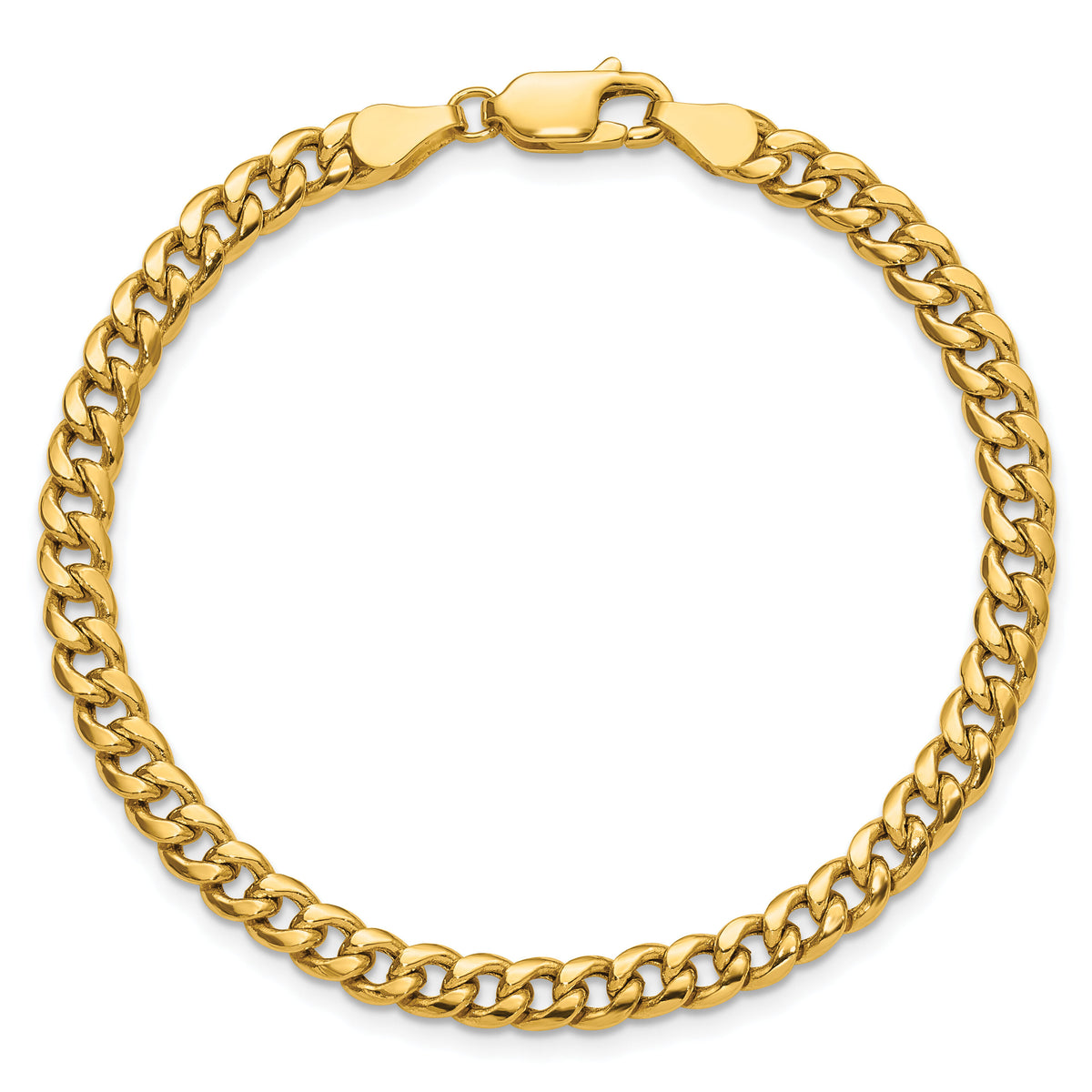 14k 4.5mm Semi-Solid Miami Cuban Chain-BC200-7